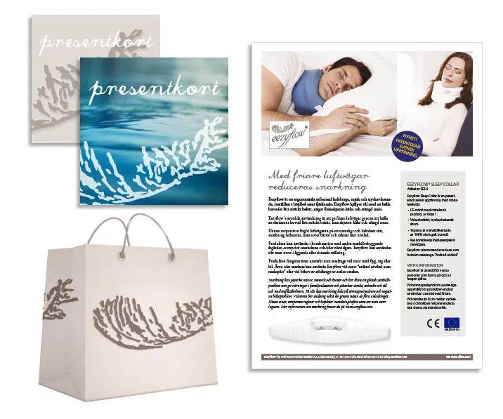 Produktblad, produktkasse, presentkort